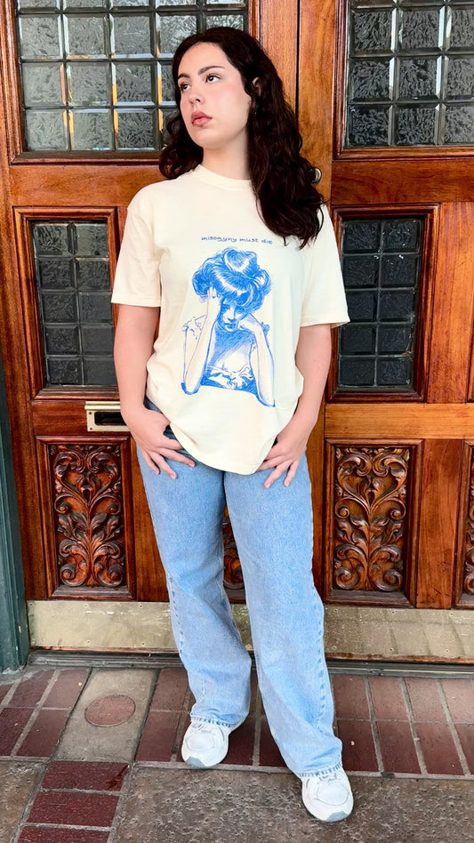Misogyny Must Die Unisex Garment-Dyed T-shirt