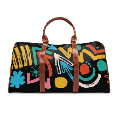 Rad 1980's Vibe Waterproof Travel Bag