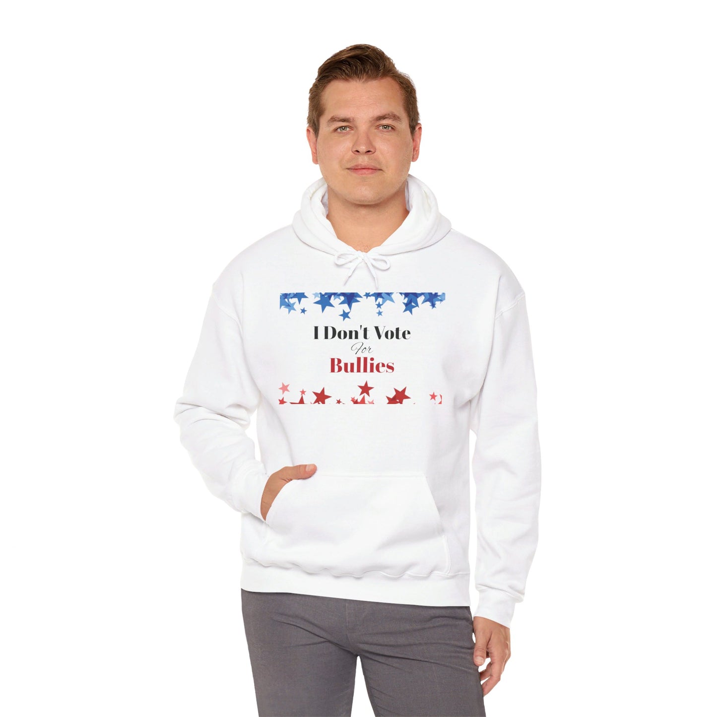 I Don't Vote For Bullies Unisex Heavy Blend™ Hooded Sweatshirt