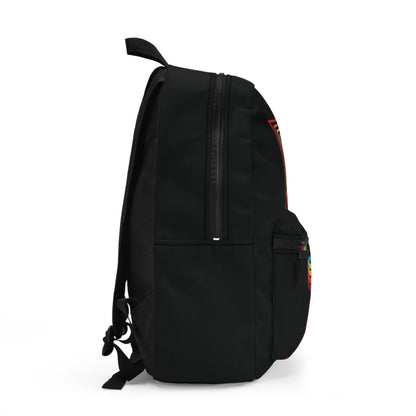 1970's Retro Backpack Rainbow Design