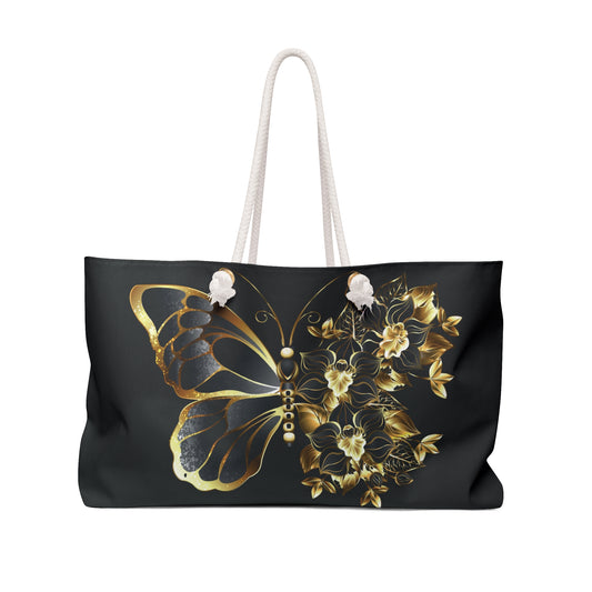 Butterfly Weekender Bag Black