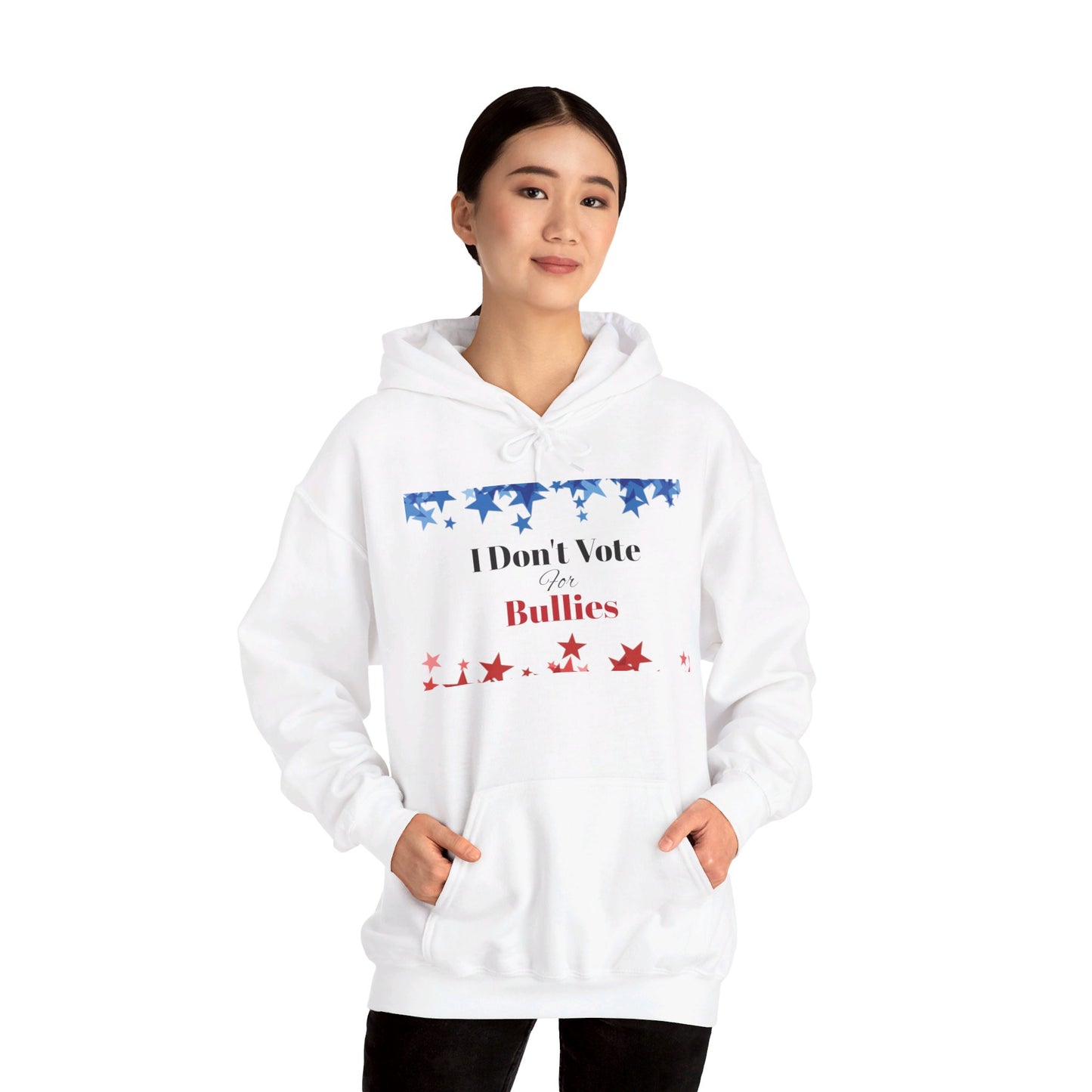 I Don't Vote For Bullies Unisex Heavy Blend™ Hooded Sweatshirt