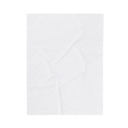 Pink Rose Petals Velveteen Plush Blanket