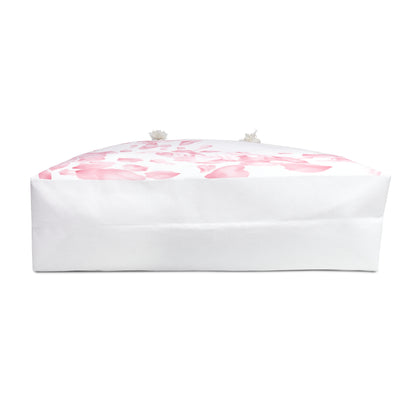 Pink Rose Petals Weekender Bag