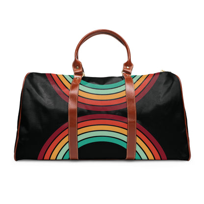 1970's Rainbow Waterproof Travel Bag
