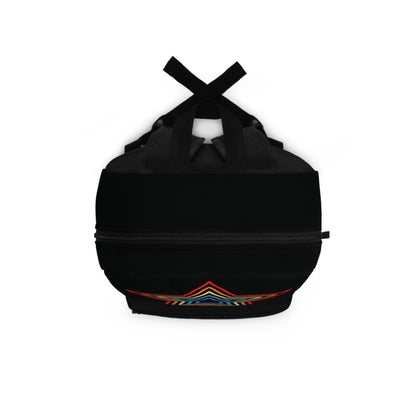 1970's Retro Backpack Rainbow Design