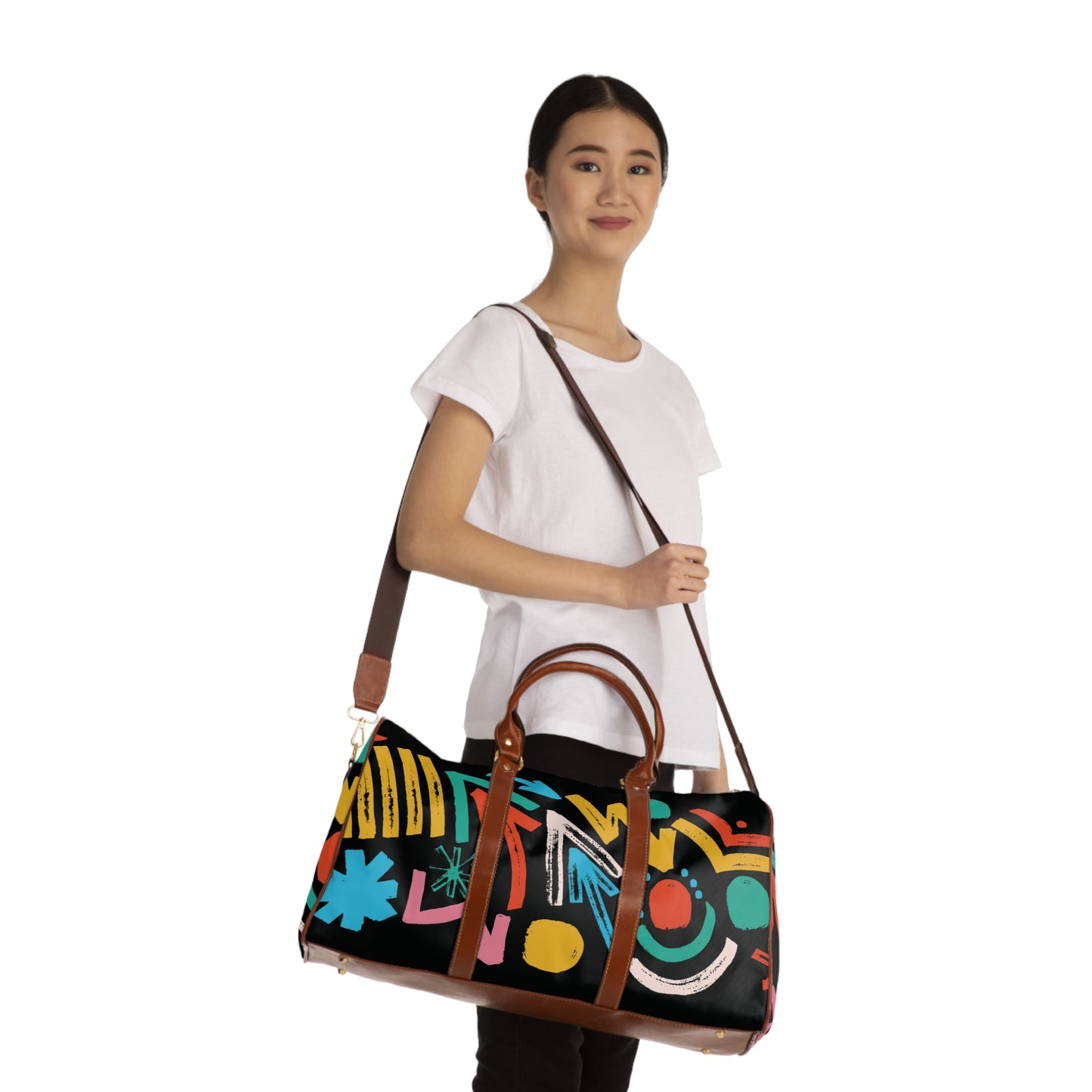 Rad 1980's Vibe Waterproof Travel Bag