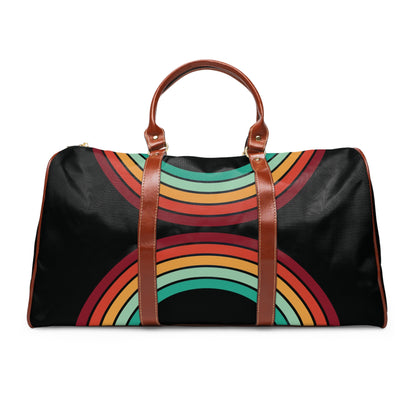 1970's Rainbow Waterproof Travel Bag