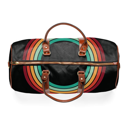 1970's Rainbow Waterproof Travel Bag