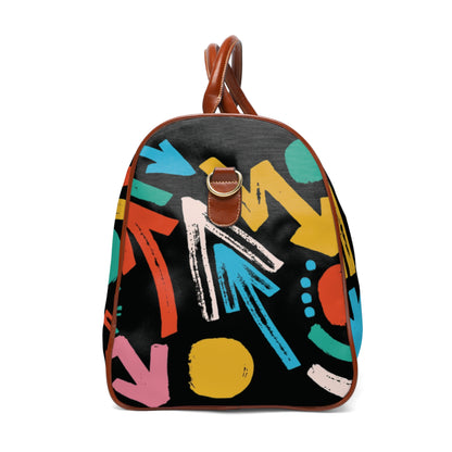 Rad 1980's Vibe Waterproof Travel Bag