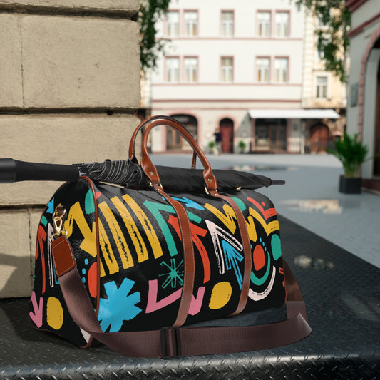 Rad 1980's Vibe Waterproof Travel Bag